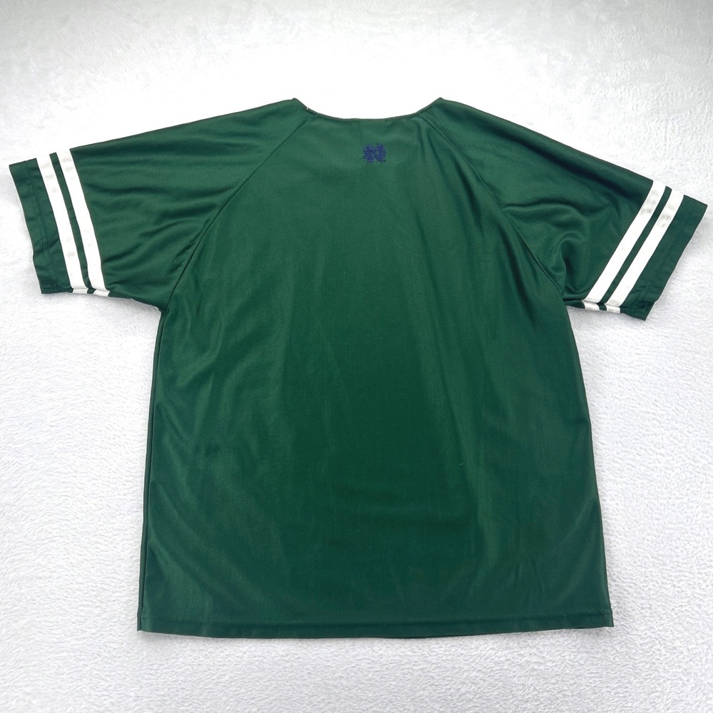VTG Augusta Sportswear Notre Dame Fighting Irish Band ND Jersey Med Green Shirt - Picture 6 of 10